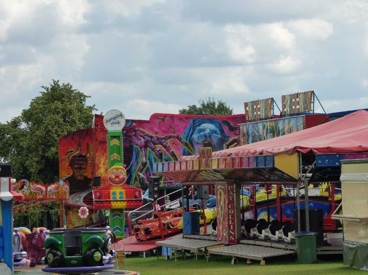 Summer fun fair at Dartmouth Park in West Bromwich